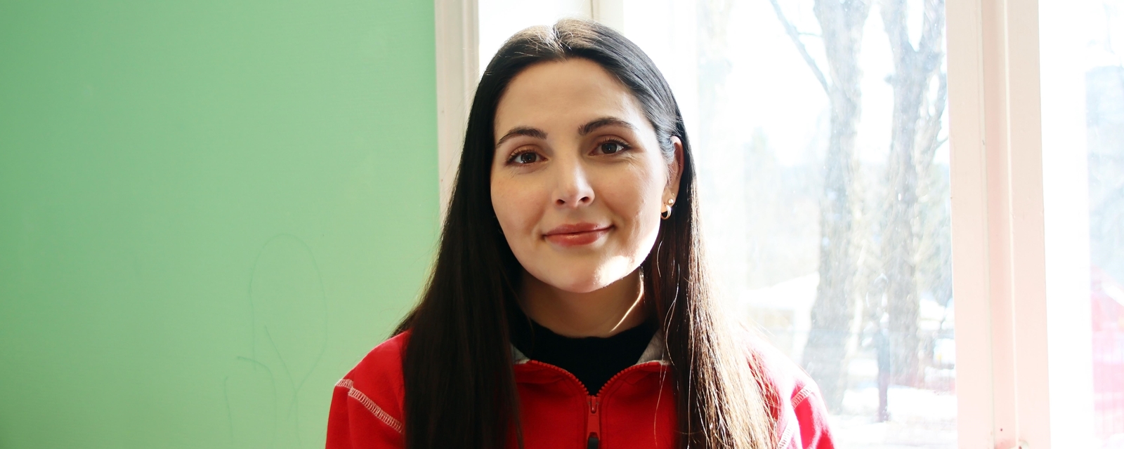 Frivillig kvinne på Familiesenteret