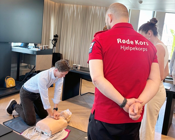 Førstehjelpskurs hos Haavind