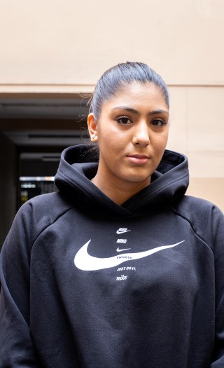 Zoya (21), medlem av ekspertgruppa på Fellesverket Sentrum