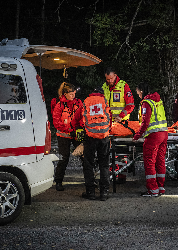 Frivillig kvinne ved leksehjelpen