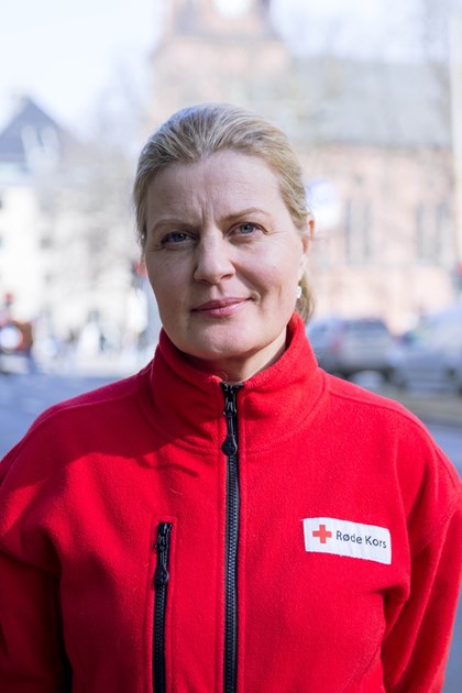 Daglig leder i Oslo Røde Kors, Elin Holmedal