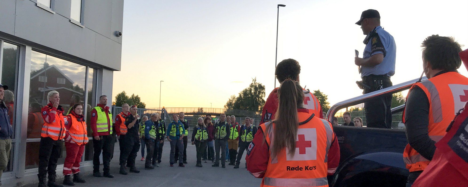 Hjelpekorps på leteaksjon