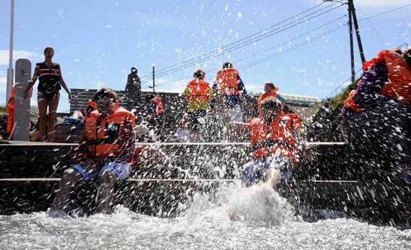 Barn som leker masse