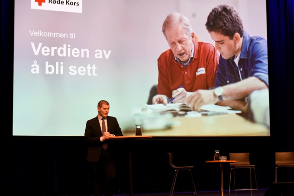 Person som snakker på scene.