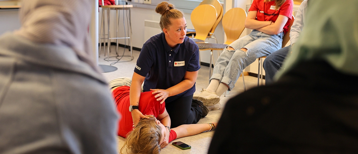 Førstehjelpskurs på Røde Kors-huset