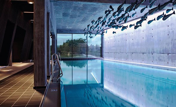 Badebasseng interiørt Røros hotell