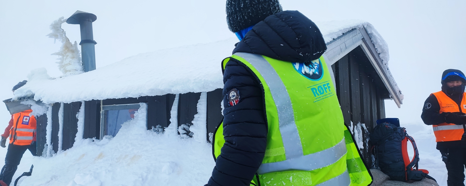 Ungdommer i RØFF på øvelse på fjellet