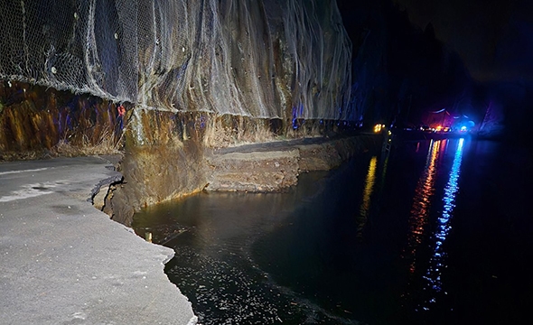 bildet av vei som er tatt av ras