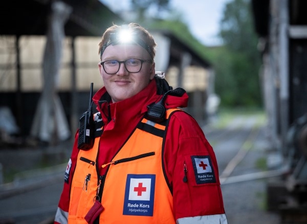 Portrett av frivillig i Hjelpekorpset