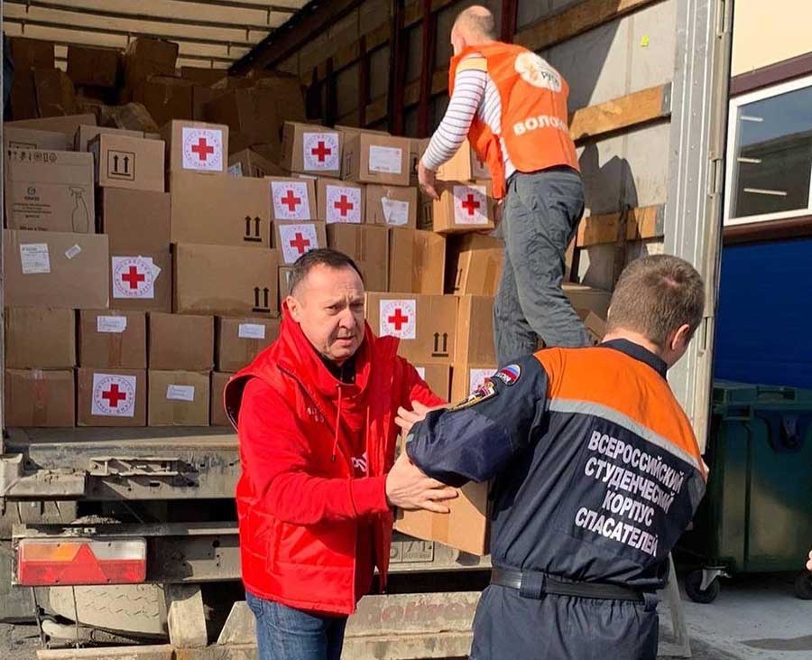 Russland-Røde-Kors-nødhjelp-distribusjon