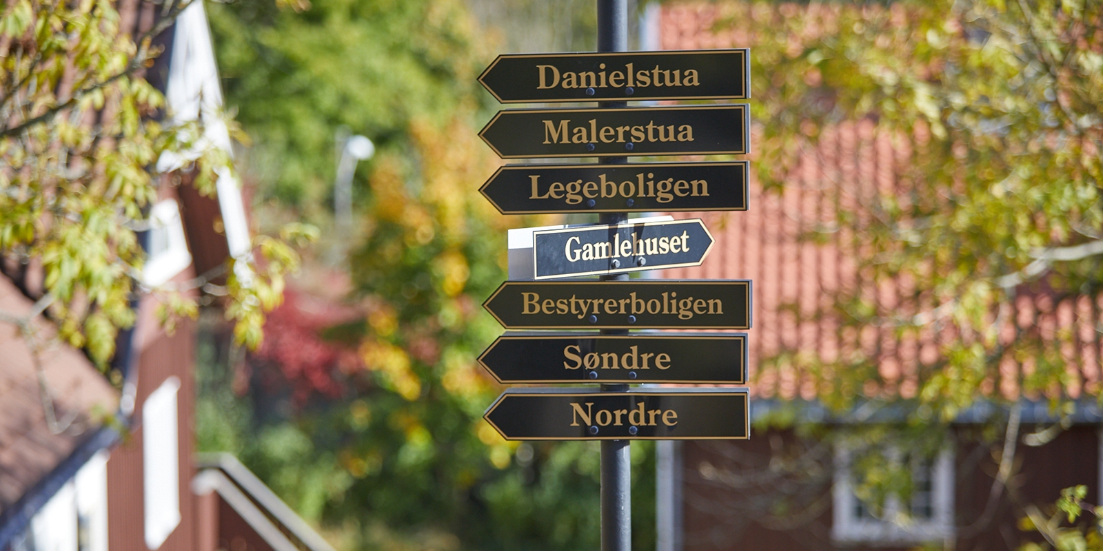 Bilde av gateskilt som viser retning