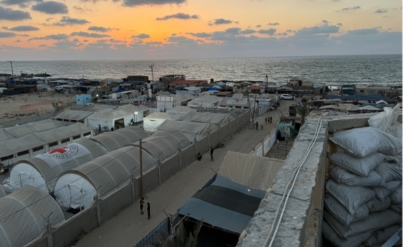 Røde Kors' feltsykehus på Gaza