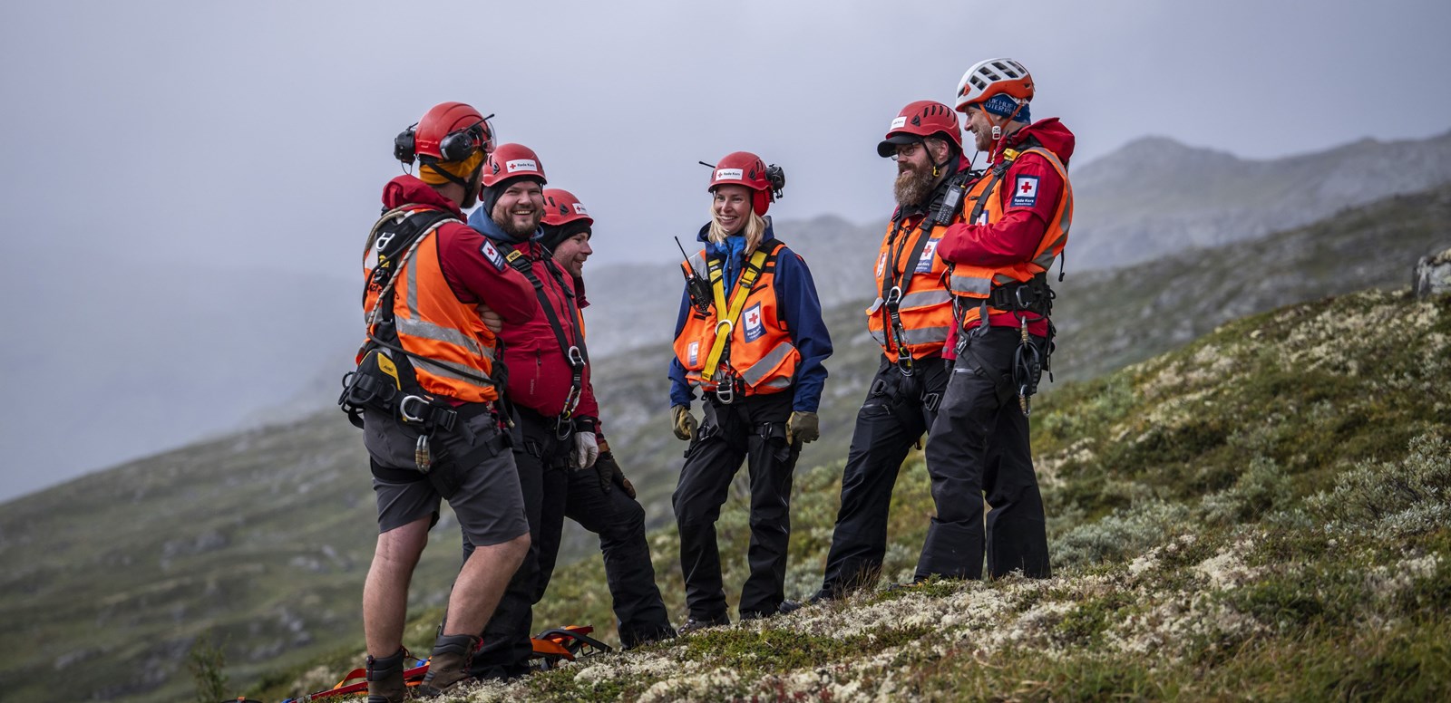 Hjelpekorps på oppdrag, illustrasjonsbilde