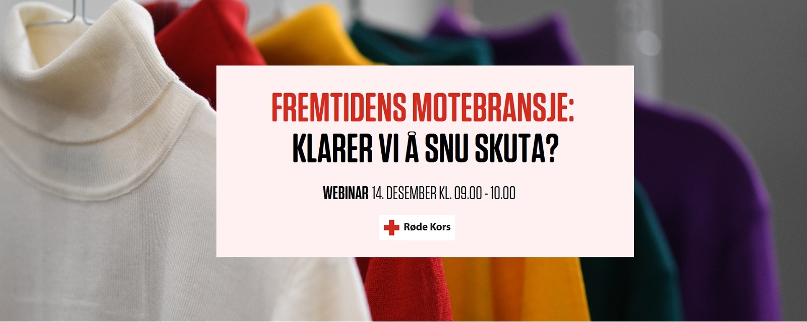 Fem like gensere i ulike farger