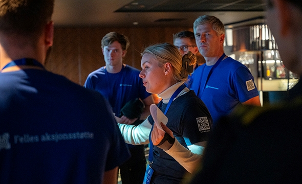 en samling mennesker