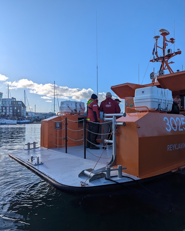 redningsbåter på island