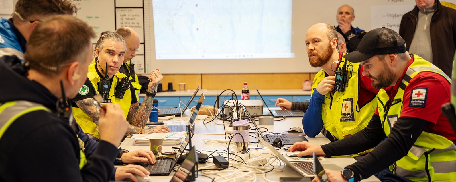 iPad som viser et kart (FAKS)