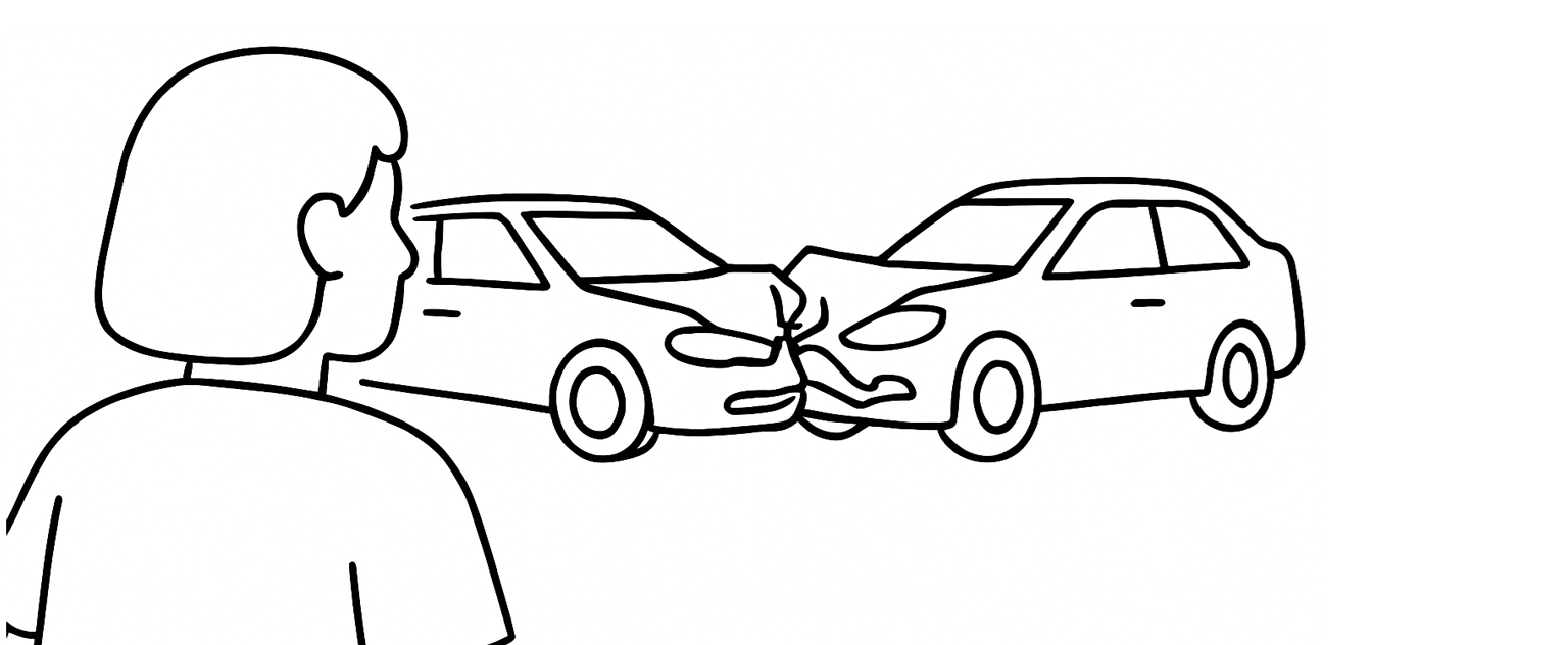 Bilulykke - sikre skadested - bred