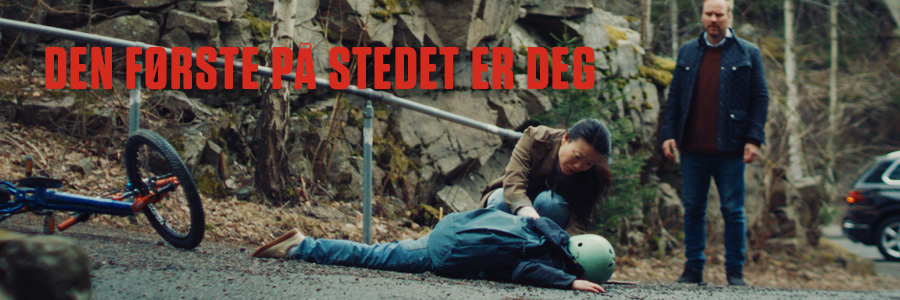 Banner f&oslash;rstehjelp kampanjen