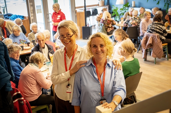 bilde av Tone i kafeen