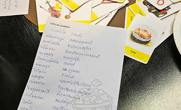 håndskrift på papir