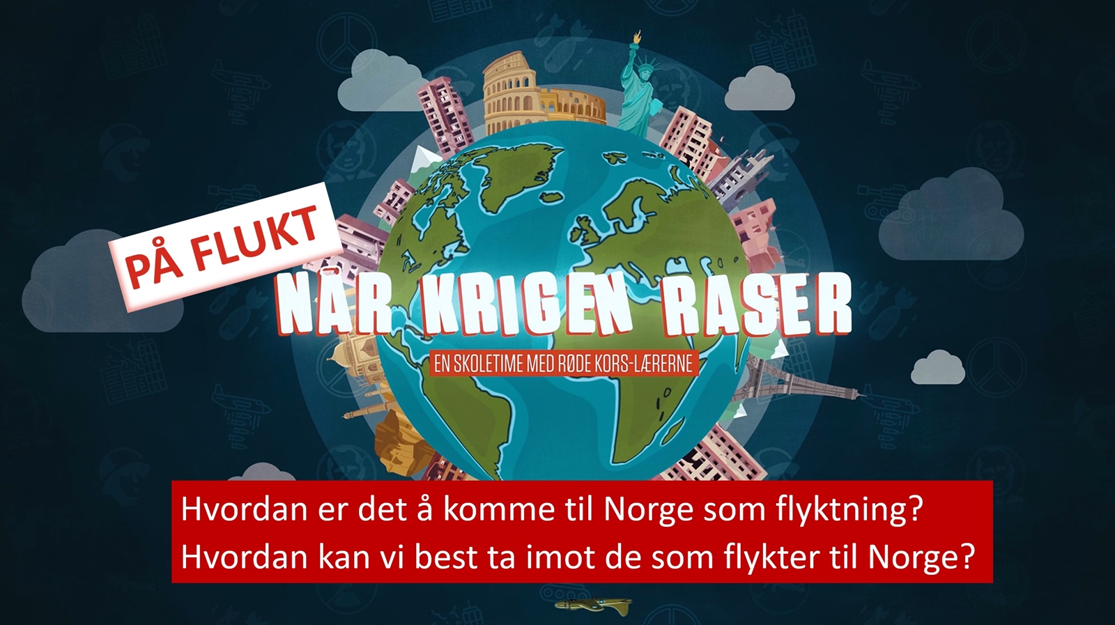 På flukt når krigen raser