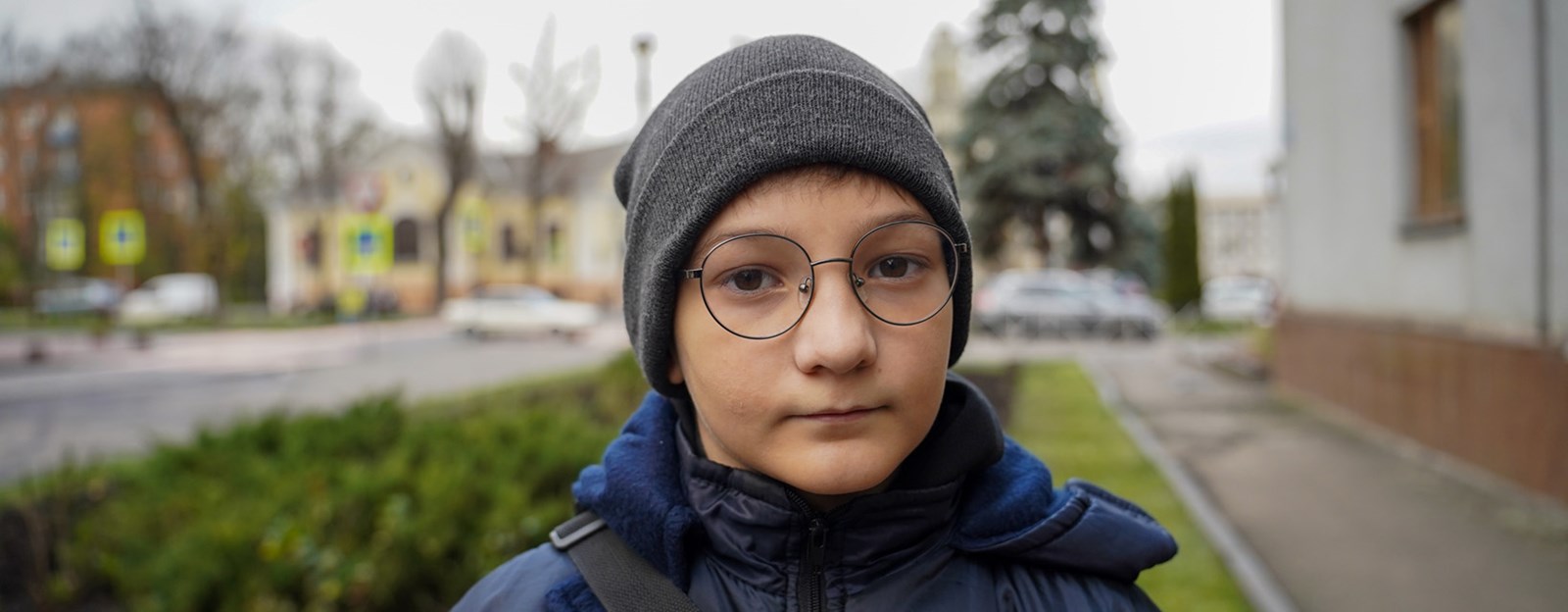 Yaroslav gutt på 10 år
