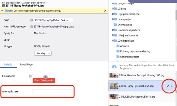 Hvordan legge til alternativ tekst