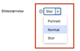 Bilde av episerver redigering bilder.